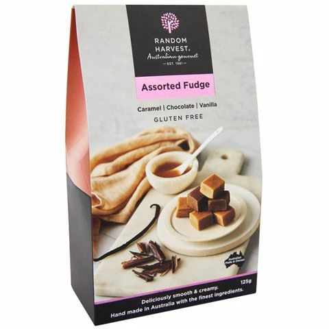 Random Harvest - Gluten Free Assorted Fudge 125g
