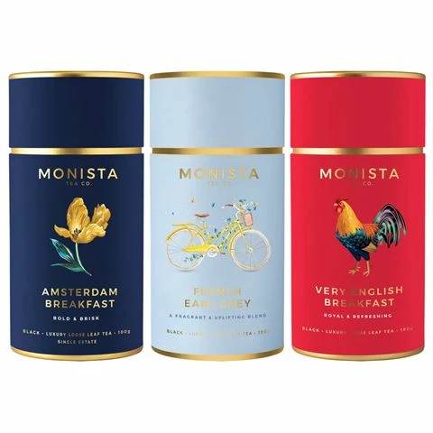 Monista Tea Co. - The Classic Black Collection 3x100g