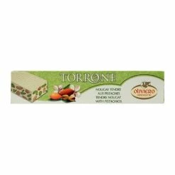 Oliviero - Soft Nougat W/Pistachio & Almonds 150g