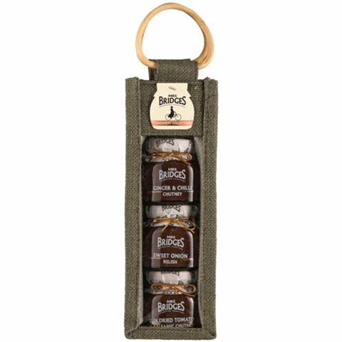 Mrs Bridges - Condiment Collection Grey Jute Bag 3pce