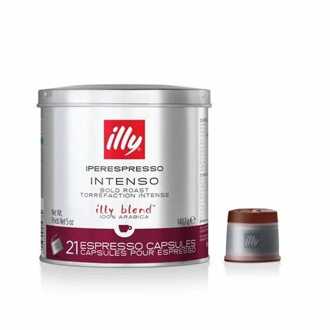 Illy - Intenso Espresso Capsules 21pce