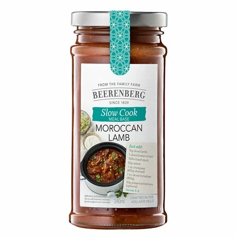 Beerenberg - Moroccan Lamb Slow Cook Meal Base 240ml