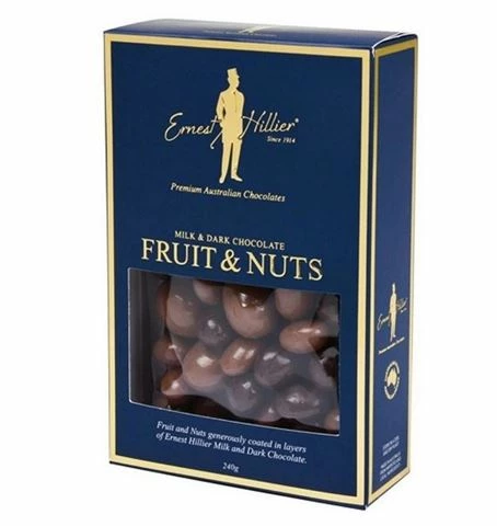 Ernest Hillier - Milk & Dark Chocolate Fruit & Nuts 240g