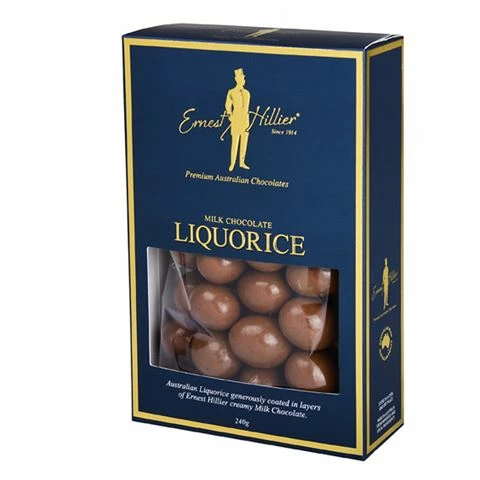 Ernest Hillier - Milk Chocolate Liquorice 240g