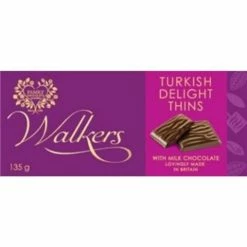 Walkers - Milk Chocolate Turkish Delight Thins 135g