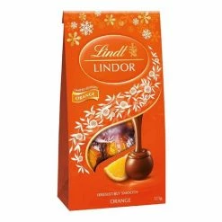 Lindt - Lindor Milk Chocolate & Orange Balls 123g