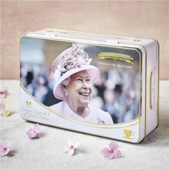 New English Teas Limited New English Teas - Queen Elizabeth II Tea Tin 72 Teabag Set