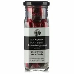 Random Harvest - Choc Cherry Rock Candy 170g