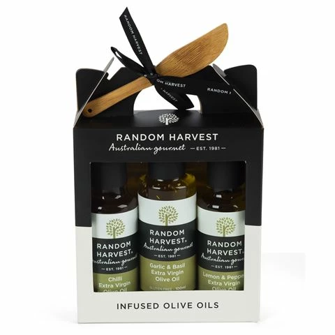 Random Harvest - Infused Olive Oils Carry Case 4pce