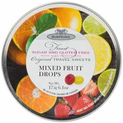 Simpkins - Sugar/Gluten Free Mixed Fruit Travel Sweets 175g