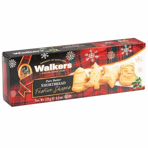 Walkers - Shortbread Festive Shapes 125g