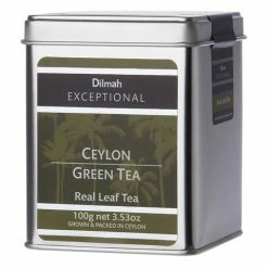 Dilmah - Exceptional Ceylon Green Tea Tin Caddy 100g