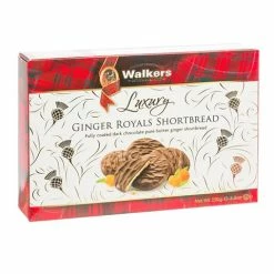 Walkers - Luxury Ginger Royals Shortbread 150g