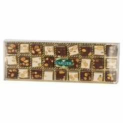 Carlier - Nougat Cubes Vanilla/Choc/Almond 280g