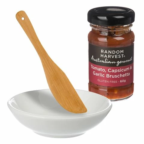 Random Harvest - Tomato,Capsicum And Garlic Bruschetta Set