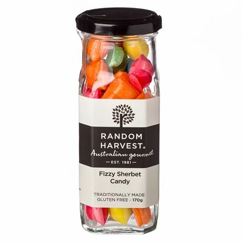 Random Harvest - Fizzy Sherbert Rock Candy 170g