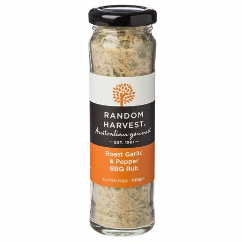 Random Harvest - Roast Garlic & Pepper Rub 100g