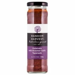 Random Harvest - Kalamata W/ Roasted Garlic Tapenade 140g