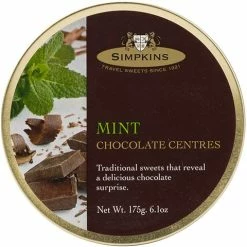 Simpkins - Mint Chocolate Centres Travel Sweets 175g