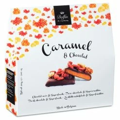 Dolfin - Caramel & Dark Chocolate W/Superfruits Squares 200g