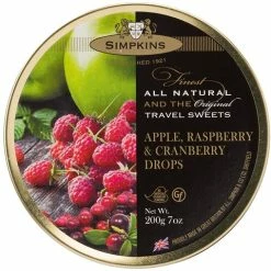 Simpkins - Apple, Raspberry & Cranberry Travel Sweets 200g