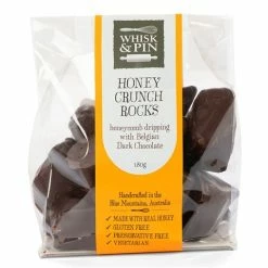 Whisk & Pin - Honey Crunch Rocks Dark Chocolate 180g