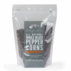 Chef's Choice - All Natural Whole Black Peppercorns 380g