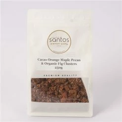 Santos - Cacao Orange Maple Pecan & Organic Fig Cluster 250g