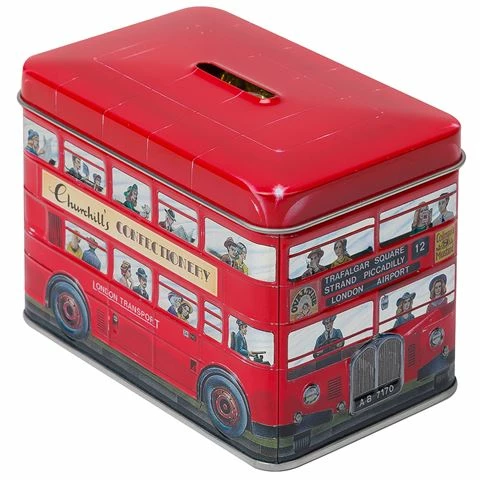 Churchill's - London Bus Toffee Tin 200g