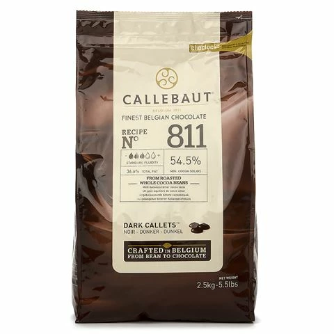 Callebaut - Bittersweet Dark Chocolate Drops 2.5kg