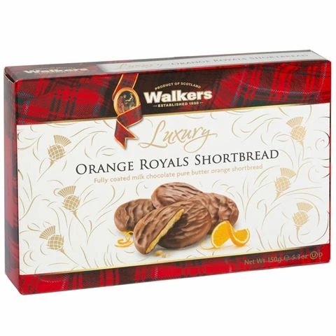 Walkers - Luxury Orange Royals Shortbread 150g