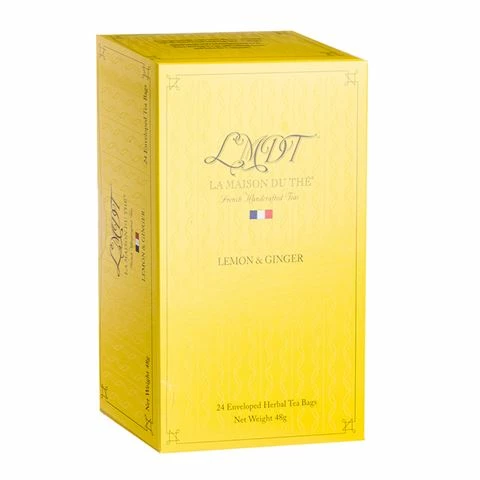 La Maison Du The LMDT - Lemon & Ginger Enveloped Tea Bags 24pk